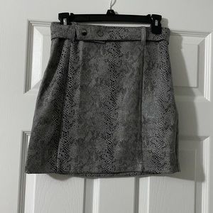 Snakeskin skirt